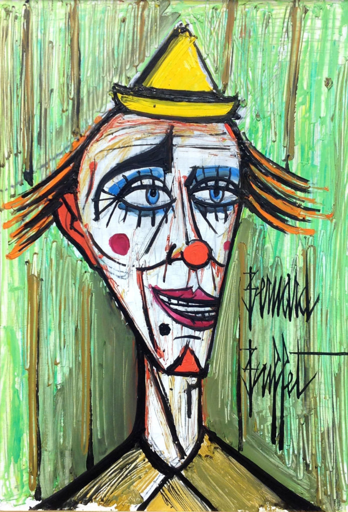 - Bernard Buffet, 'Clown', 1993/Image courtesy Galeries Bartoux