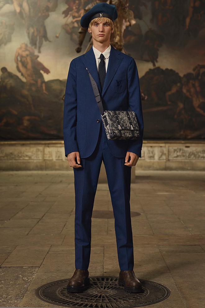 Jaket Louis Vuitton Paris monogram, Fesyen Pria, Pakaian , Baju