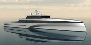 Bury Design Meluncurkan Yacht Monohull 57m Trimaran, Inception 24m